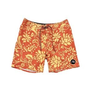 QUIKSILVER‎ Men's Boardshorts HIGHLINE PAZE DAZE 18  Orange NNH6 Size 32